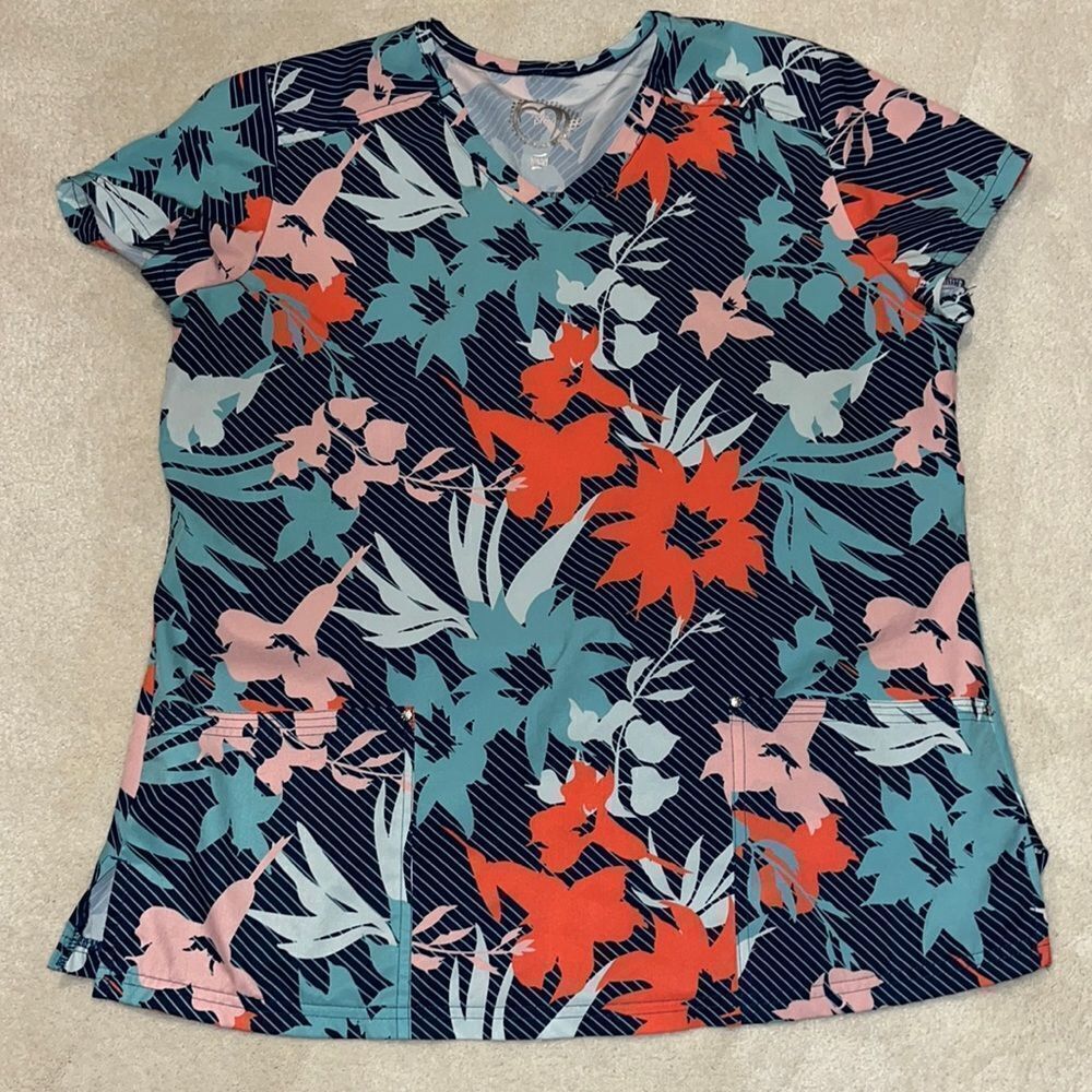 Health Pro Flower Top-Health care . Size L